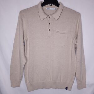 Criquet Sweater Mens Medium Tan Baby Alpaca Blend
